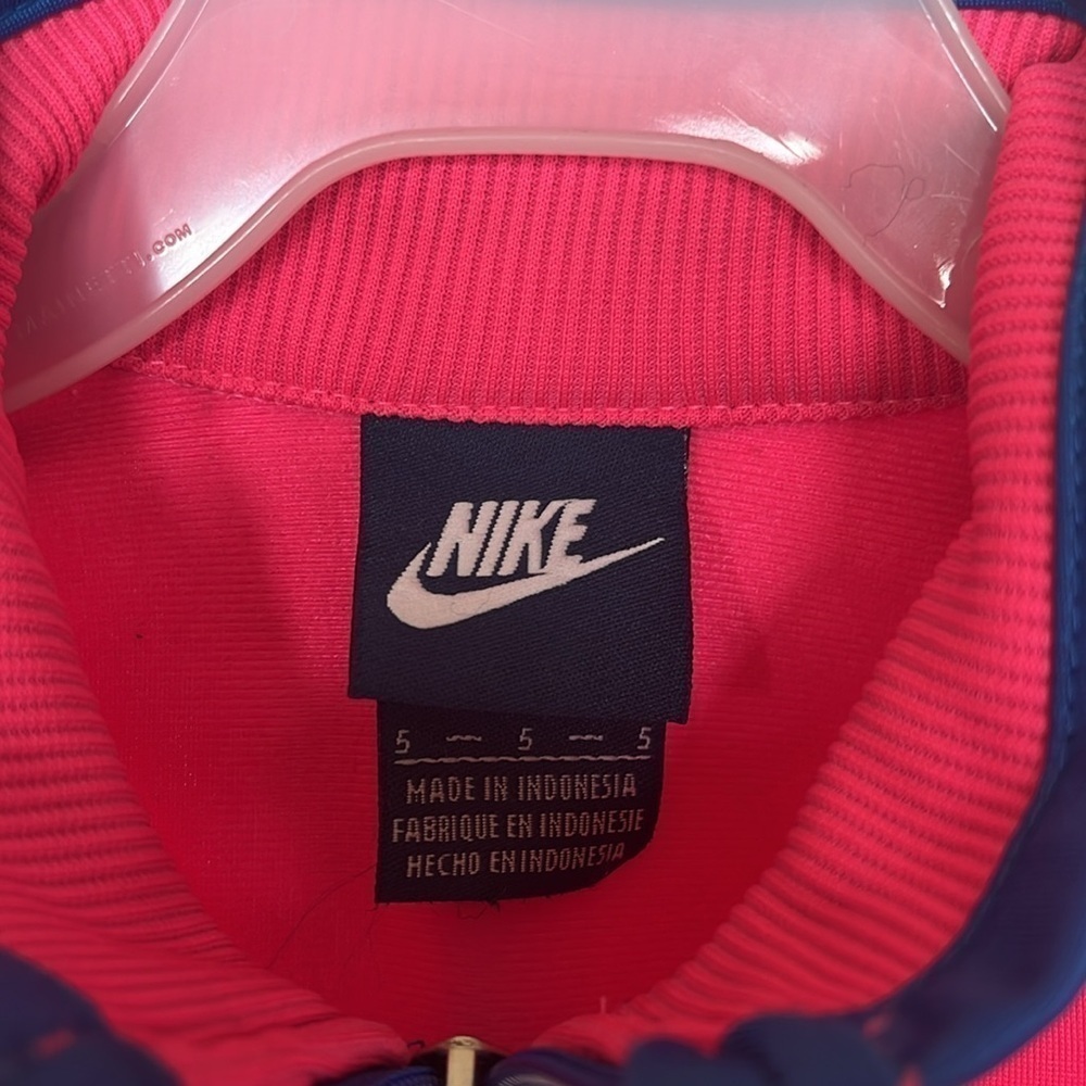 Brand New Nike Pink & Blue Tracksuit Zip Up Jacket Track Pants Sporty Activewear - Picture 4 of 16
